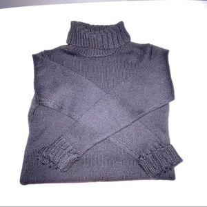 Black sweater turtleneck